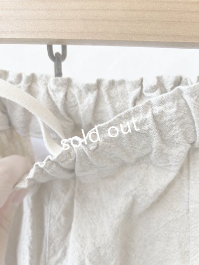 画像4: seasew.／501 キャンバス後切替コクーンパンツ・生成り
