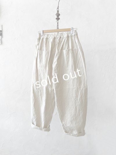 画像7: seasew.／501 キャンバス後切替コクーンパンツ・生成り