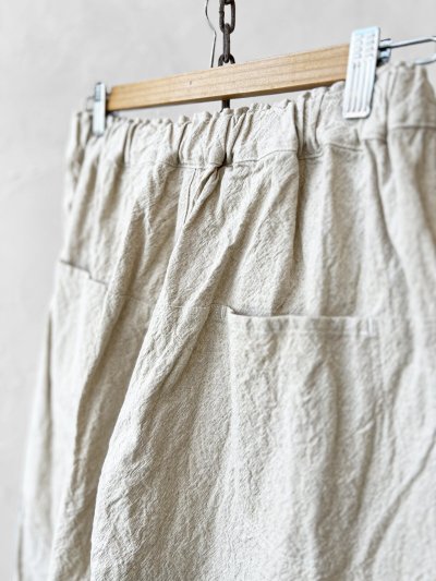 画像8: seasew./501 キャンバス後切替コクーンパンツ・生成り