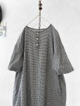 画像3: seasew.／309 ヘンリーネックワンピース・ギンガム