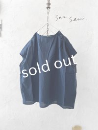 seasew.／301 フレンチスリーブプルオーバー・ネイビー