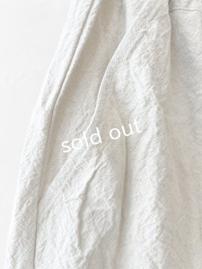 画像5: seasew.／501 キャンバス後切替コクーンパンツ・生成り