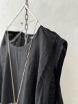 画像7: Avenue／サイドリボンノースリワンピース・黒×ギンガム