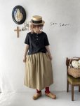 画像1: seasew.／312 ラウンドヘンリー半袖プルオーバー・ブラック (1)