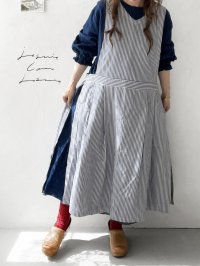 je suis comme je suis/タブリエドレス・ネイビーストライプ