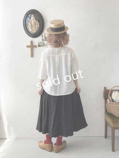 画像11: MARCHE' DE SOEUR/二枚仕立てのスカート・黒