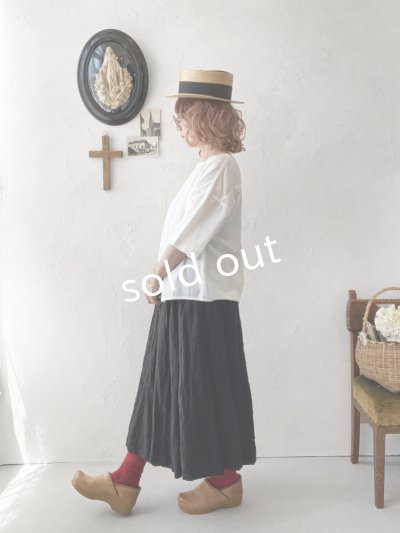 画像10: MARCHE' DE SOEUR/二枚仕立てのスカート・黒