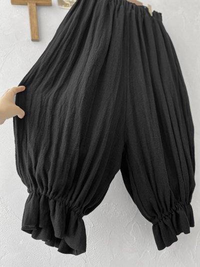 画像9: MARCHE' DE SOEUR/ミュゲットパンツ・黒