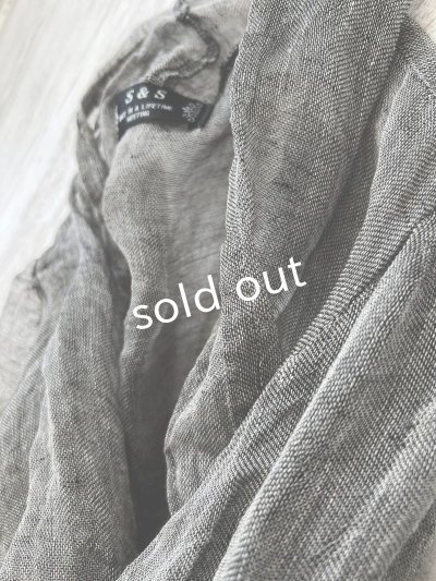 画像3: shizuka's/リネンガーゼのパフ袖ジレ・黒