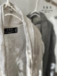 画像6: shizuka's/リネンガーゼのパフ袖ジレ・生成り