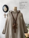 画像1: MARCHE' DE SOEUR／木の十字架ネックレス (1)