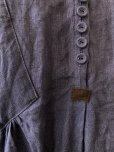 画像6: HALLELUJAH／1890's Bourgeron 羊飼いシャツワンピース・purple