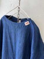 画像4: MARCHE' DE SOEUR／ギャザーワンピース・インディゴ染め (4)
