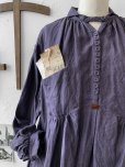 画像4: HALLELUJAH／1890's Bourgeron 羊飼いシャツワンピース・purple