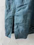 画像6: HALLELUJAH／1890's Bourgeron 羊飼いシャツワンピース・turquoise