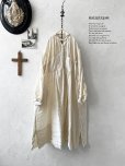 画像1: HALLELUJAH／1890's Bourgeron 羊飼いシャツワンピース・off-white (1)