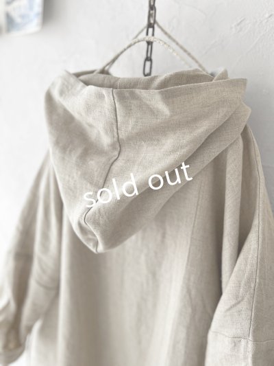 画像11: MARCHE' DE SOEUR／Ａラインフードワンピース・生成り