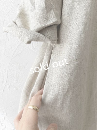 画像8: MARCHE' DE SOEUR／Ａラインフードワンピース・生成り