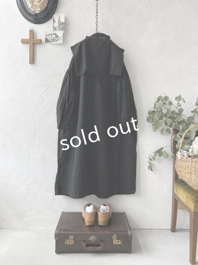 画像6: SO／ティペット付きギャザーワンピース・ブラック