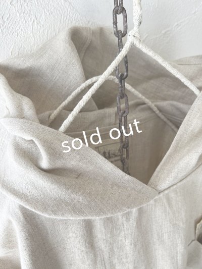 画像6: MARCHE' DE SOEUR／Ａラインフードワンピース・生成り