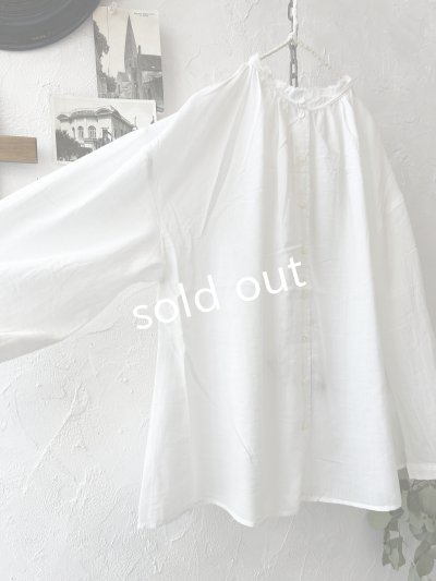 画像6: SO／フリル襟ブラウス・オフ