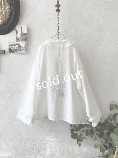 画像8: SO／カーブフリルブラウス・オフ