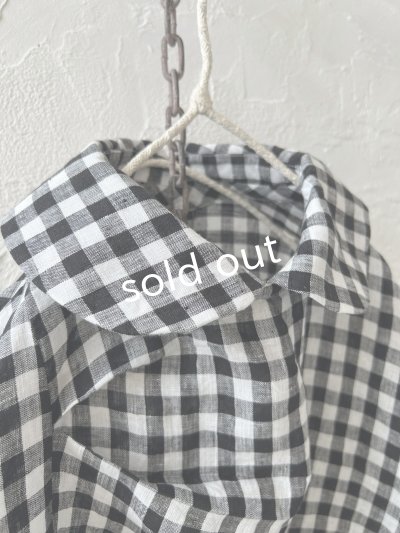 画像8: Reliure／丸襟ブラウス・gingham check