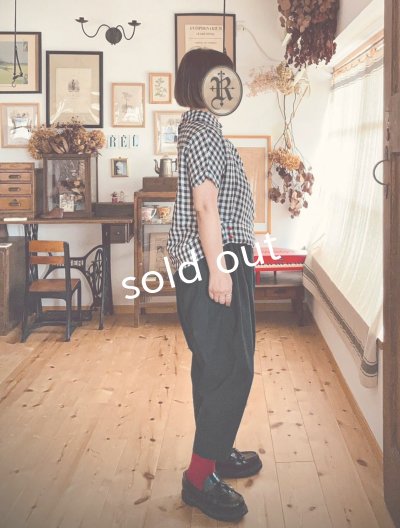 画像4: Reliure／丸襟ブラウス・gingham check