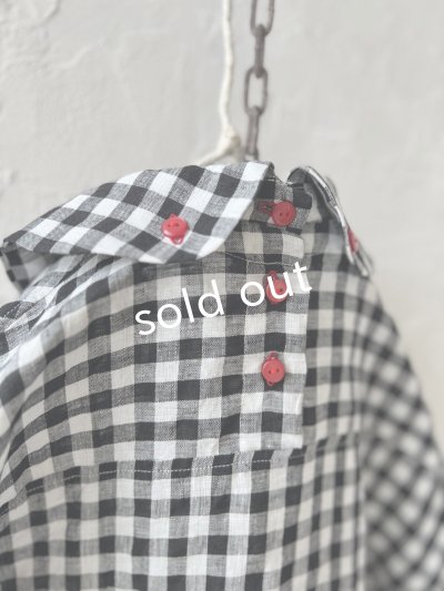 画像13: Reliure／丸襟ブラウス・gingham check