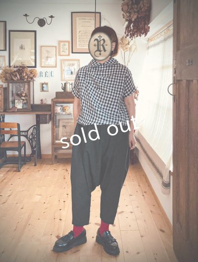 画像3: Reliure／丸襟ブラウス・gingham check