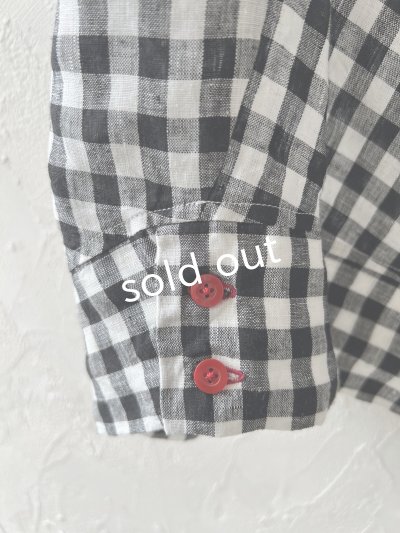 画像10: Reliure／丸襟ブラウス・gingham check