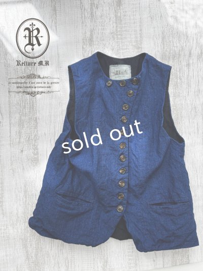 画像7: Reliure／VEST・indigo