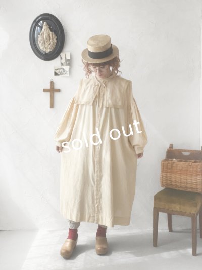 画像12: SO／ティペット付きギャザーワンピース・オフ