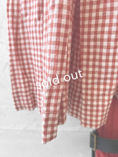 画像4: Avenue／ギャザースカート・赤ギンガム
