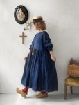 画像14: MARCHE' DE SOEUR／ギャザーワンピース・インディゴ染め