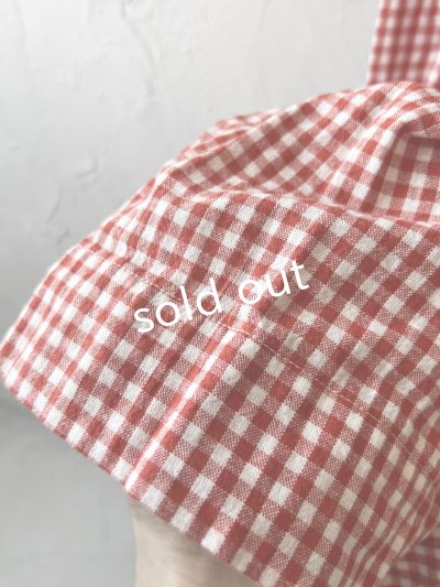 画像6: Avenue／ギャザースカート・赤ギンガム