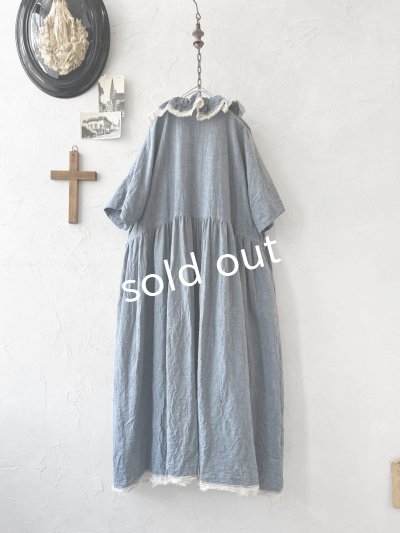 画像12: MARCHE' DE SOEUR/フローフリルワンピース・ブルー