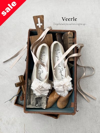 画像1: 【30%OFF SALE】veerle／バレエシューズ・アイボリー