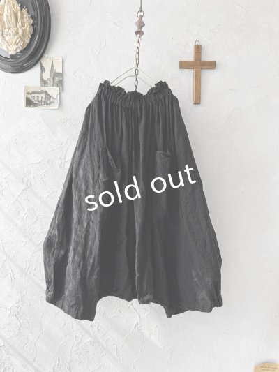 画像4: Libera&Capricciosa／ワイドギャザーサルエルパンツ・黒