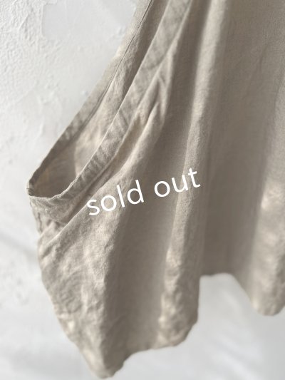 画像3: Libera&Capricciosa／２wayリネンベスト・オリーブ