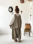 画像9: Libera&Capricciosa／ワイドギャザーサルエルパンツ・オリーブ