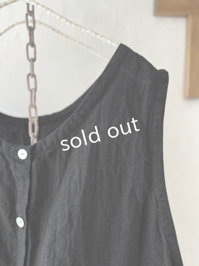 画像4: Libera&Capricciosa／２wayリネンベスト・黒