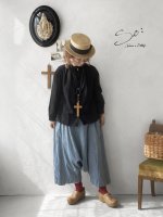 画像1: SO／フリル襟ブラウス・ブラック (1)