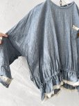 画像7: MARCHE' DE SOEUR／ウエストギャザープルオーバー・ブルー