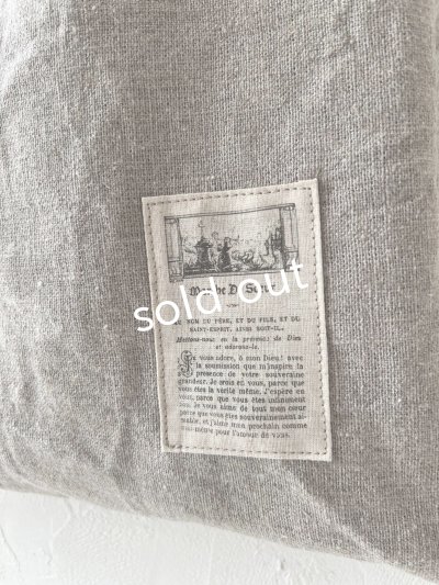 画像6: MARCHE' DE SOEUR／アンティークタグ付きトート・リトアニアリネン