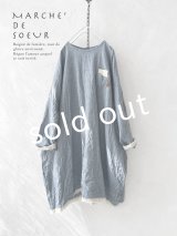MARCHE' DE SOEUR／ワイドチュニック・ブルー