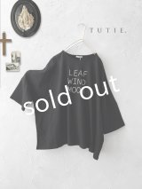 TUTIE./ワイドプルオーバー・ブラック