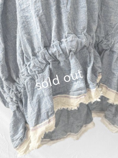 画像4: MARCHE' DE SOEUR／ウエストギャザープルオーバー・ブルー