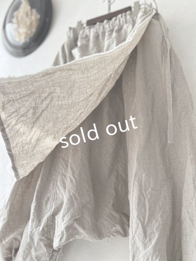 画像4: MARCHE' DE SOEUR／タブリエパンツ・生成り