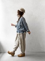 画像10: MARCHE' DE SOEUR／ウエストギャザープルオーバー・ブルー (10)